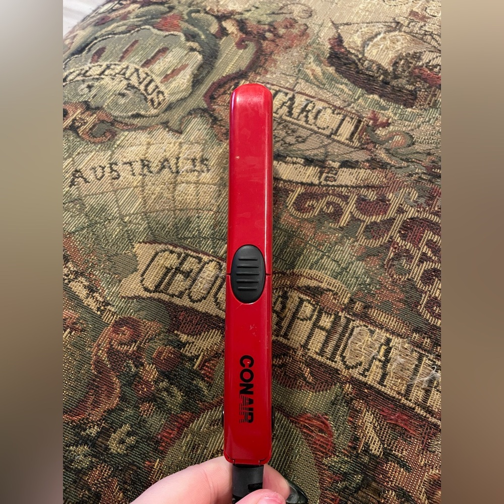 Travel sized Conair Red Hair Straightener
